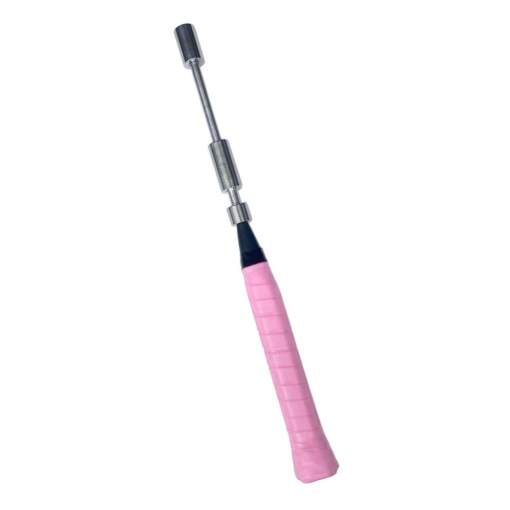 Badminton Training Racket Rod Power Enhance Badminton Racket Swing Trainer for Speed Outdoor Indoor Impact Adults