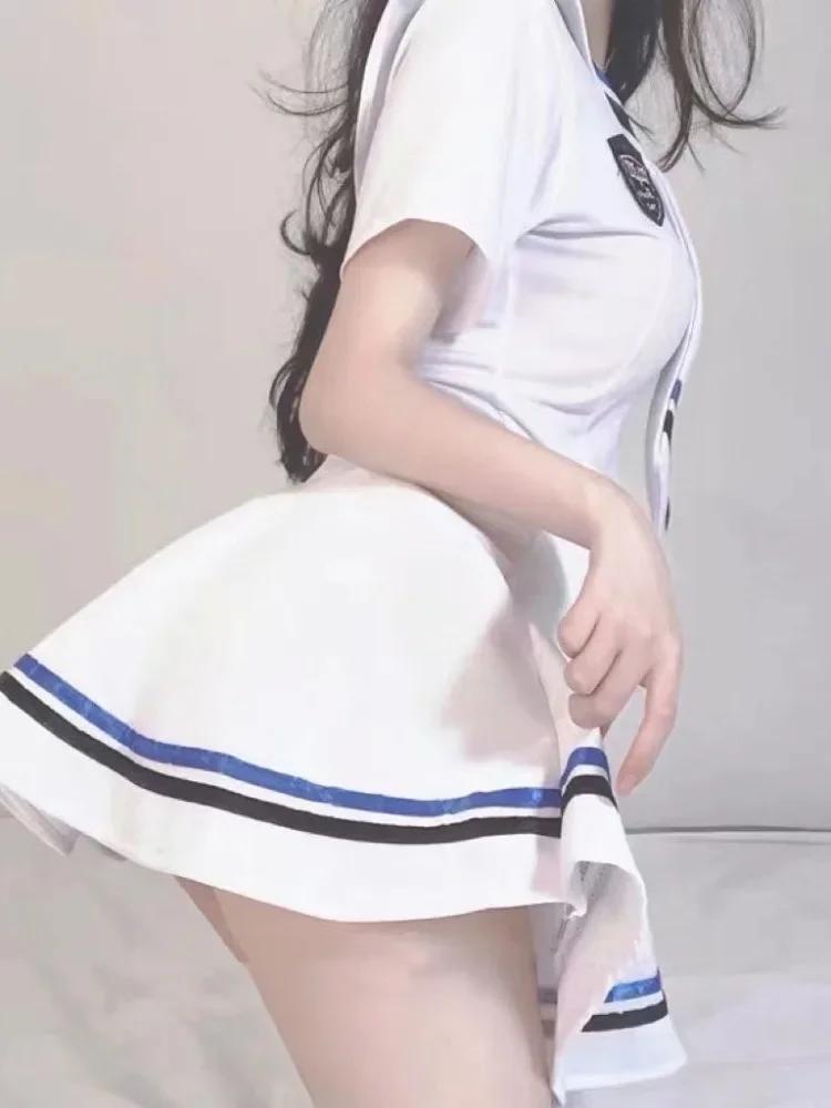 Cute Bunny Girl Cosplay Rabbit Costumes Women New Year Open Bra Crotch Sexy Lingerie Erotic Bandage Bodysuit Plus Uniform