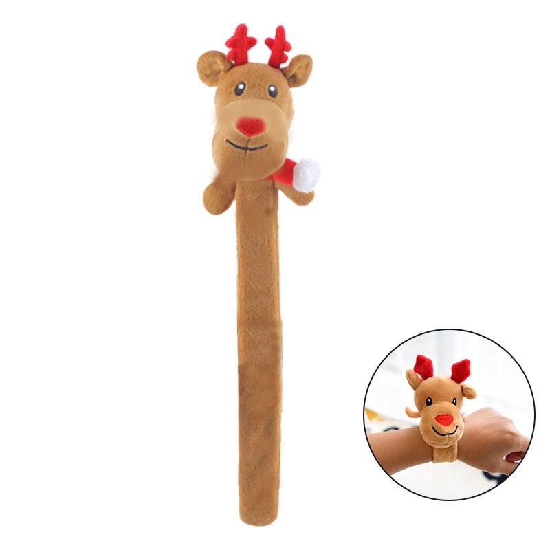 

Очаровательный детский браслет на Рождество с оленем и снеговиком, украшенный Сантой Elk