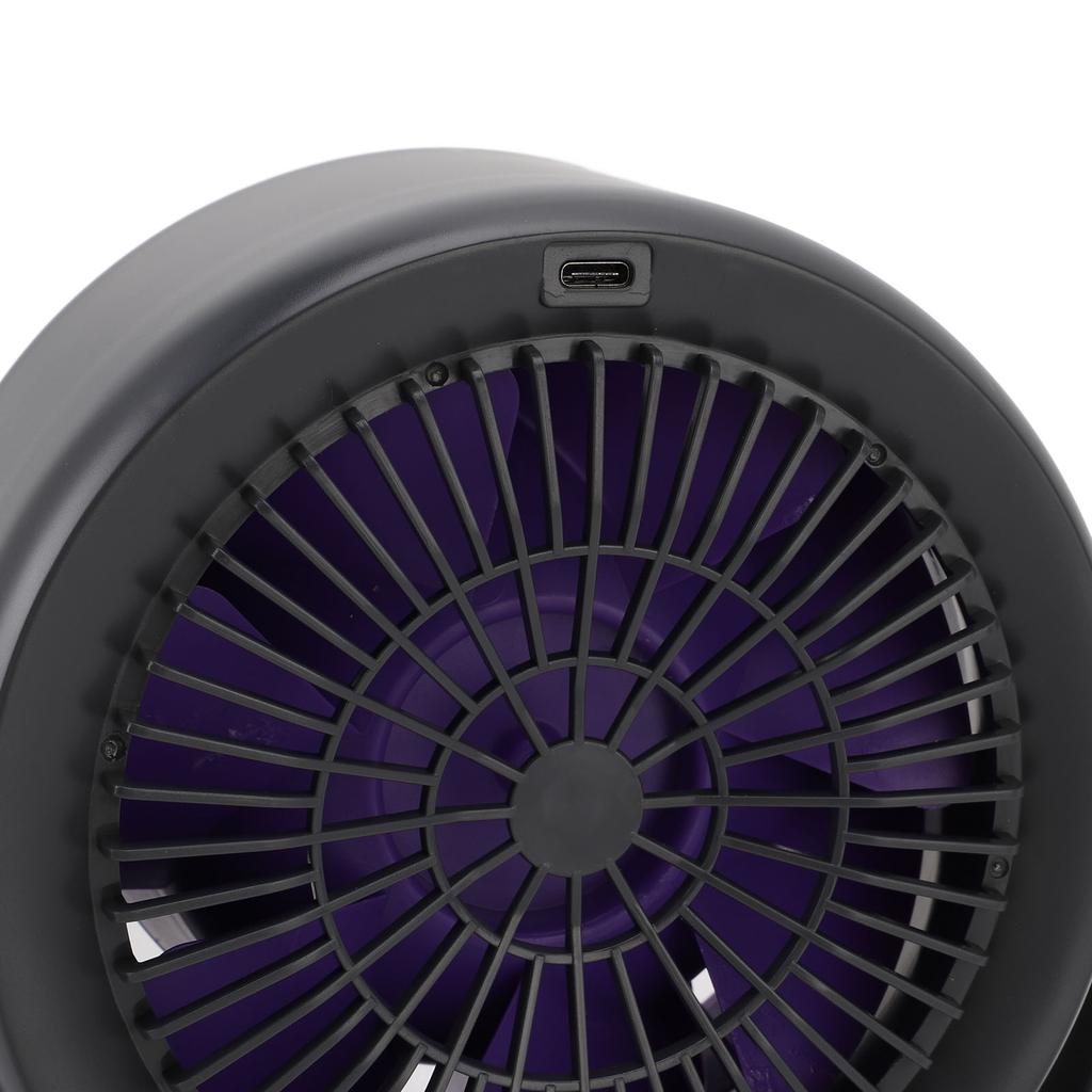 Desk Fan Battery Operated USB Rechargeable Personal Fan Quiet Small Portable Fan 100 Speed Adjustable Digital Display for Office Home Desktop Camping