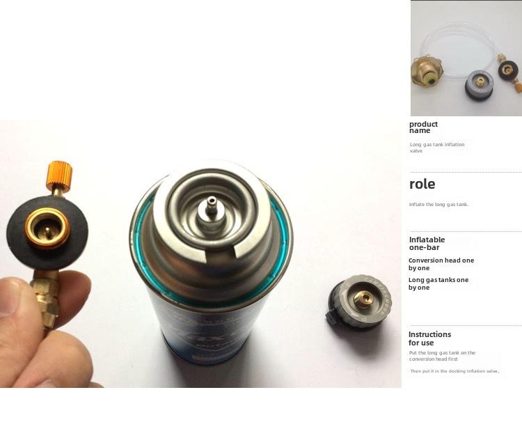 Outdoor Stove Gas Tank Conversion Valve for Camping