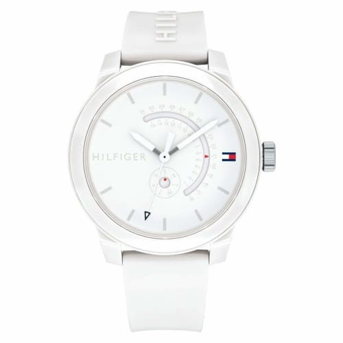 

Tommy Hilfiger Women s Analog Casual Quartz Watch in White