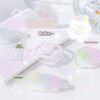 Kawaii Double-Sided Acrylic Paper Clips Strawberry & Dessert Page Holders Journal Clips Portable Acrylic Clips