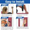 36Pcs Black Screw Fasteners 3Inch Window Panel Pin Replacement Shutter Spikes Anchors for Window Outside Easy to Use