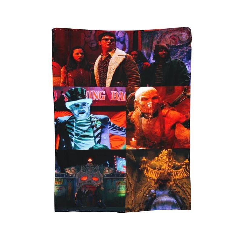 Halloween Themed Blanket Soft And Warm Flannel Blanket Office Travel Blanket Blanket