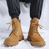 High Quality Boots for Man Platform Fad Designer  British High-end Mens Boots Outdoor Wear-resistant Workwear Boots Botas Hombre