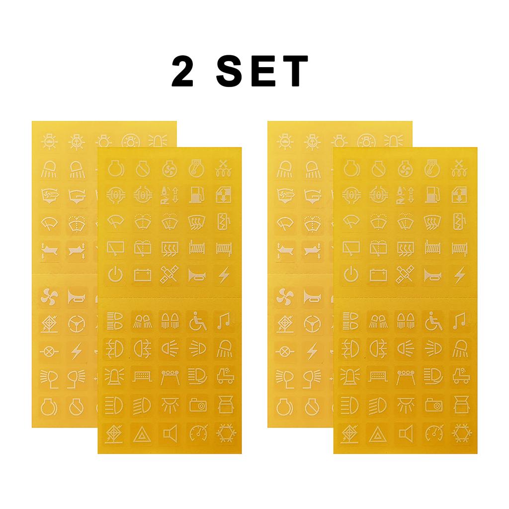 144-Logos Switch Transparent Sticker Label Decal for Car Marine Boat Truck Trailer Dashboard Console Switch Panel Clear Decals