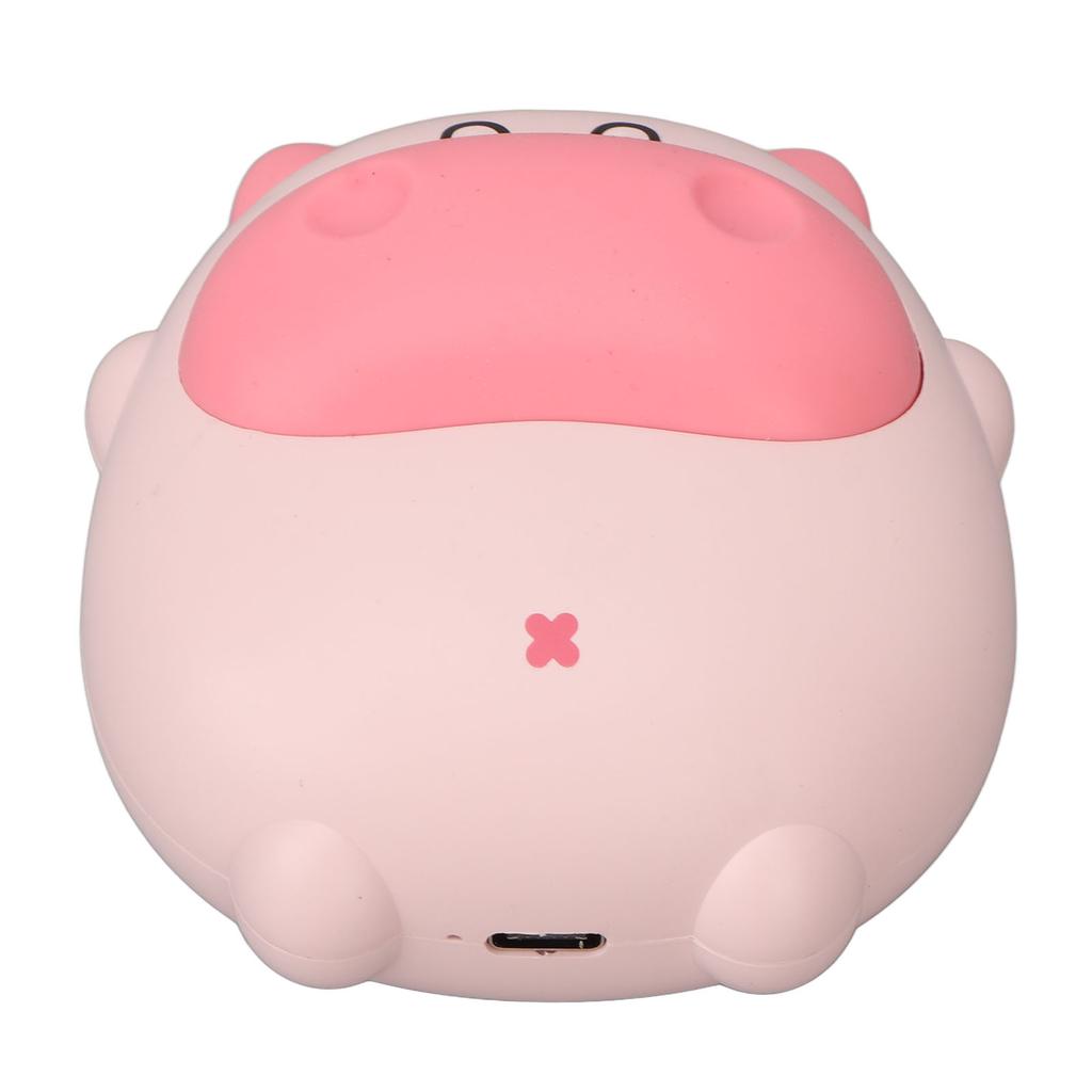 Electric Hand Warmer USB Rechargeable Mini Cartoon Portable Lamp Electric Hand Heater for Winter Pink