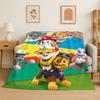 Cute Dog P-Patrol Cartoon Soft Flannel Throw Blanket,Cozy Blanket for Bed,Couch,Sofa,Bedroom,Living Room,Travel,Picnic Kids