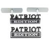 1Pc 3D Metal Patriot Edition Logo Car Front Grille Badge Side Fender Rear Trunk Emblem Sticker Decal