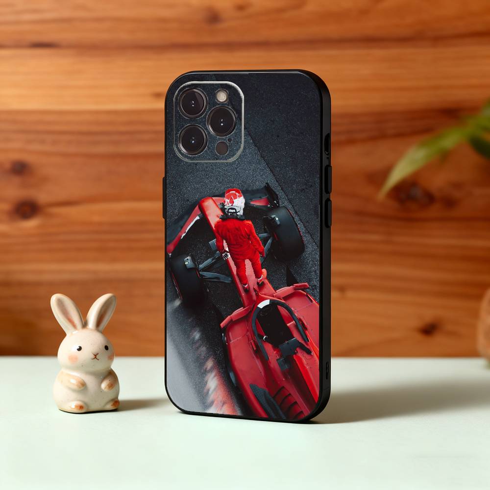 Dashing C- Charles Leclerc 16 Lec Phone Case For iPhone17,16,15,14,13,12Plus,Pro Max,XS,5G Soft Silicone Black Cover