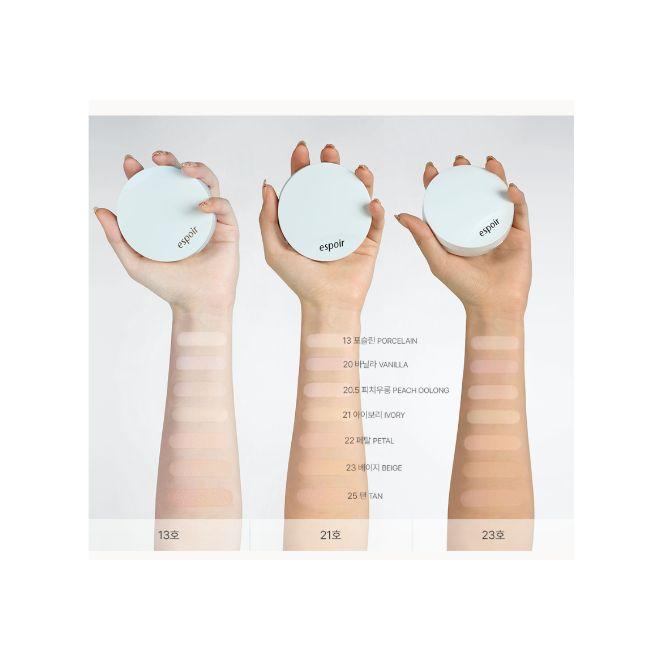 Espoir [NEW] Silk Skin Layer cushion SPF42 PA++ 0.49oz(13g) PEACH OOLONG