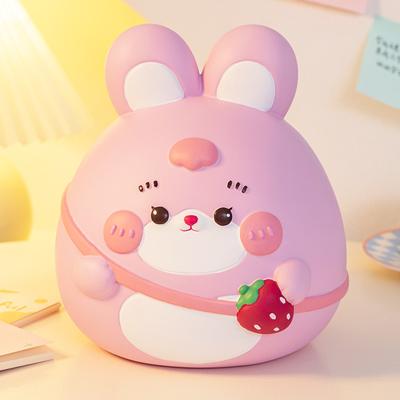 Cute Rabbit Girl Heart Piggy Bank Kids Gifts Fall Proof Cute Creative Can Be Stored or Withdrawn Big Cap Piggy Bank
