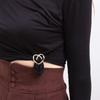 Rhinestone Butterfly Shape Buckle T-Shirt Clip Decorative Buckle Ring Clip Round Circle Scarf Ring