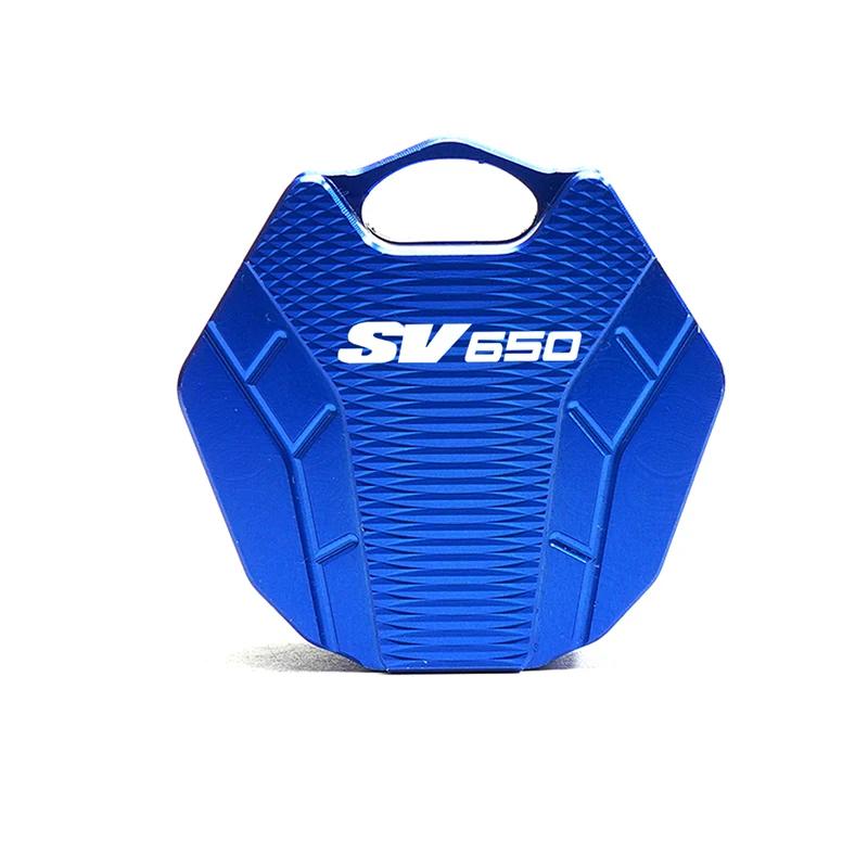 For SUZUKI SV650 S SV 650 SV650S SV1000 Motorcycle Accessories CNC Auminium Keychain Key Case Shell Cover Chain