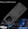 For Xiaomi Redmi Note 14 Pro+ 5G Magnetic Case Shockproof TPU + PC Phone Back Cover with Kickstand
