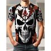 Men's Fashion 3D Printed Men's T-Shirt Round Neck Short Sleeve Trendy Street Wear
