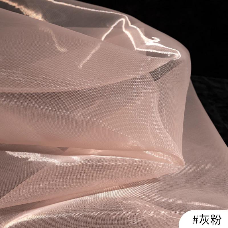 100x140cm Hard Tulle Mesh Fabric for DIY Wedding Dress Skirt Yarn Cloth Decoration Fabric By Per Meter Polyester Stiff Mesh
