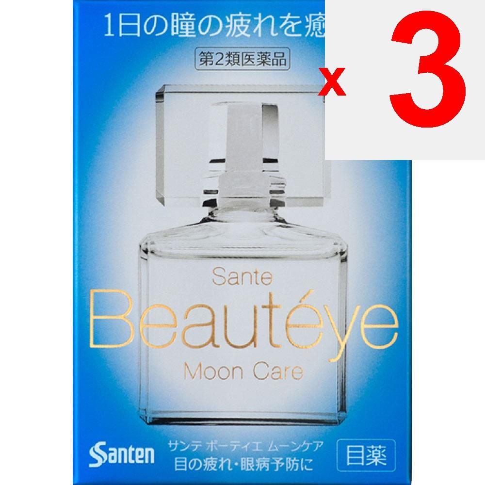Santen Pharmaceutical Sante Boutier Moon Care 12mL Eye Strain & Fatigued Eyes Eye Drops Indications: Eye fatigue, prevention of eye diseases (after sw