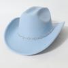 Sweet hats for men and women Party cowboy hat Unique three-dimensional diamond-shaped rhinestone accessory belt for concerts and vacations