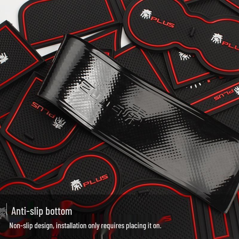 BYD Qin Plus Door Slot Cup Holder Pads: Modified Car Interior Decor