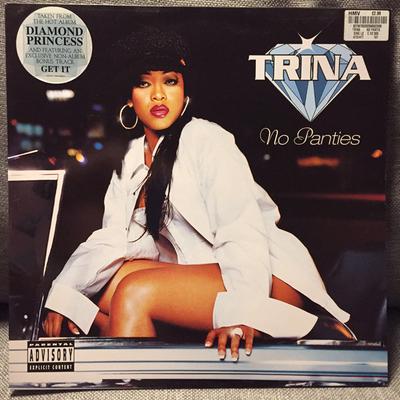 Disco de 12 polegadas TRINA - No Panties AT0141T Atlantic 2002 Reino Unido Rap & Hip-Hop/R&B Usado