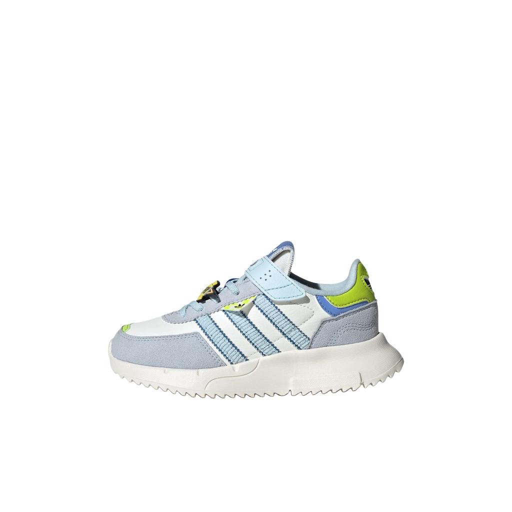 Adidas Disney X  Originals Retropy F2 CF EL C Toy Story Classic Comfort Low Top Casual Shoes Kids Sneaker White Blue JS2472