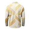 Men's Quick-Dry Mesh Long Sleeve Golf Shirt Printed Casual Top for Outdoor Activities