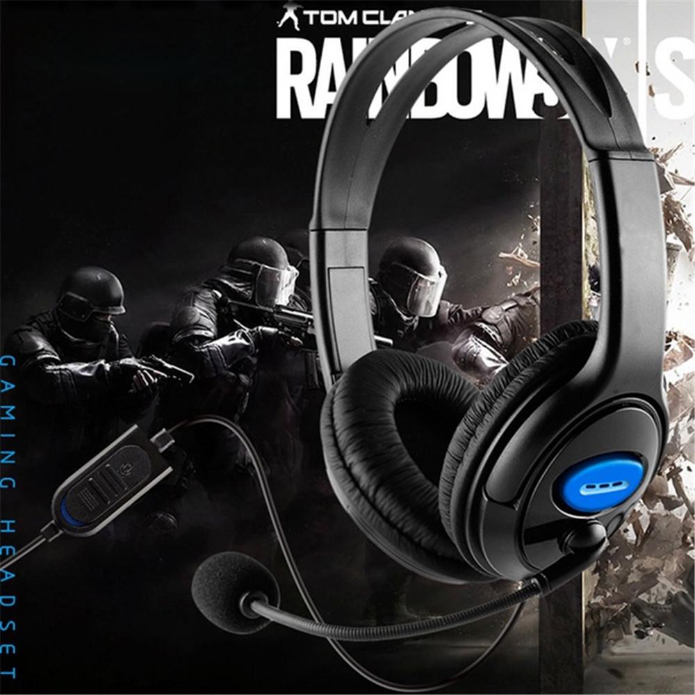 

Проводной игровой гарнитура наушники с микрофоном для ПК ноутбук телефон PS4