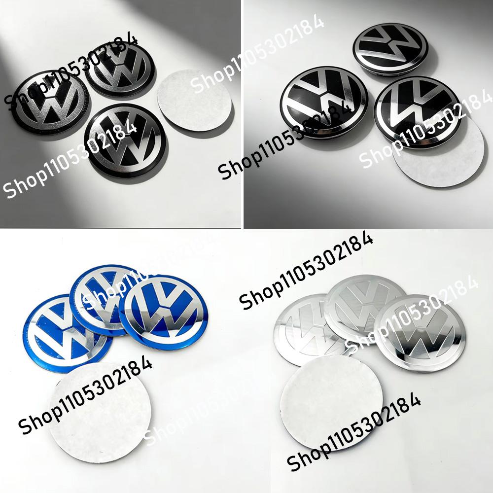 Naklejki na środek koła 3D, Odznaki, Akcesoria do VW CC Sagitar, Magotan 4 SZTUKI 56mm 60mm 65mm Jetta golf Golf8 Polo