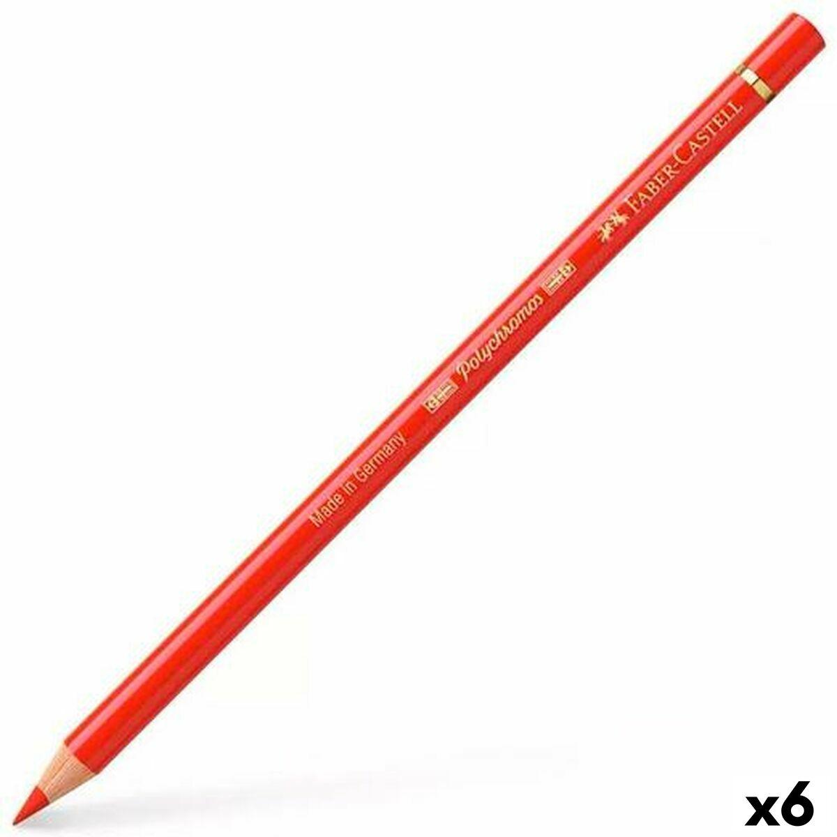 

Карандаши цветные Faber-Castell Polychromos красные (6 единиц) TU прозрачный