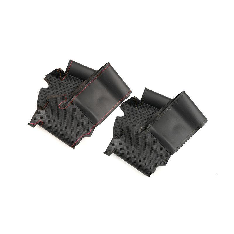 Car For Mercedes Benz E-Class W210 CLK-Class W208 C208 G-Class W463 1999-2003 Microfiber Leather Steering Wheel Cover Trim