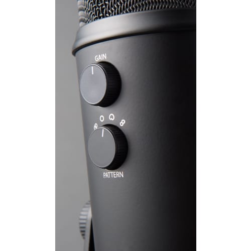 Blue Microphones Yeti USB Microphone, Black, 2070, 4 Directional Modes