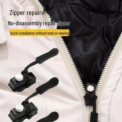 Universal Zipper Repair Kit: Detachable Puller for Suitcases, Clothes, Bags, and Backpacks