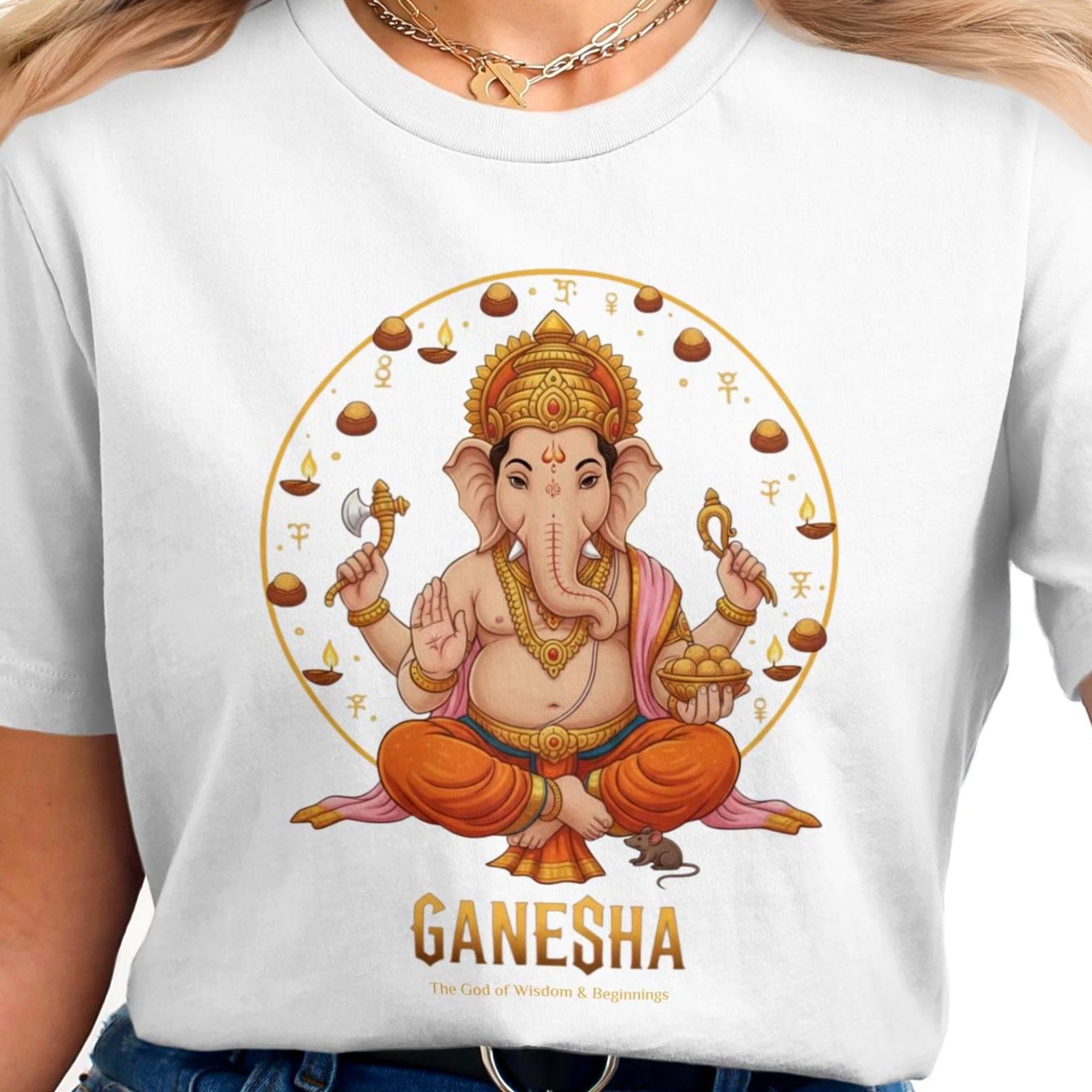 Ganesha T-Shirt | Hindu Mythology | Vintage Hindu God Tee 4XL