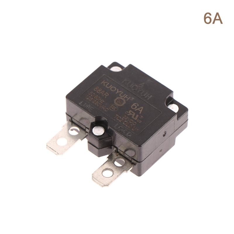 1Pc  88Ar 3A 4A 5A 7A 8A 10A 15A 20A 25A Automatic Reset Circuit Breaker Overload Switch Over Current Protector