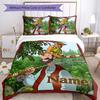 3Pcs Custom Name Pettson Findus Bedding Set Duvet Cover Closure Includes 1Duvet Cover 2Pillowcases Soft And Comfortable For All Seasons