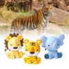 Lion Tiger Elephant Pvc Toy Doll Birthday Cake Decoration Moldel Children Gift