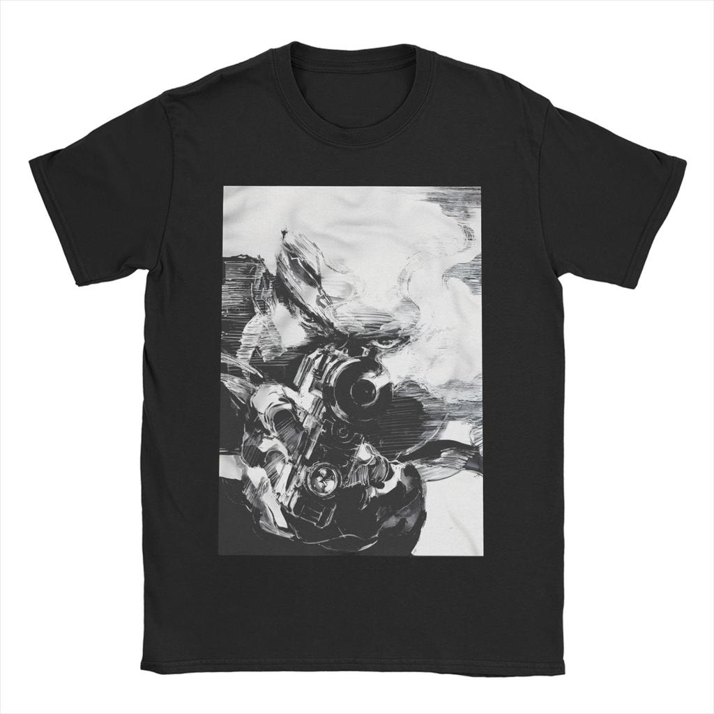 Vintage Velký Šéf MGS3 Snake Tričko Pánské Dámské Kulatý Výstřih Čistá Bavlna Trička Metal Gear Solid 3 Krátký Rukáv Trička Dárkové Vrcholy