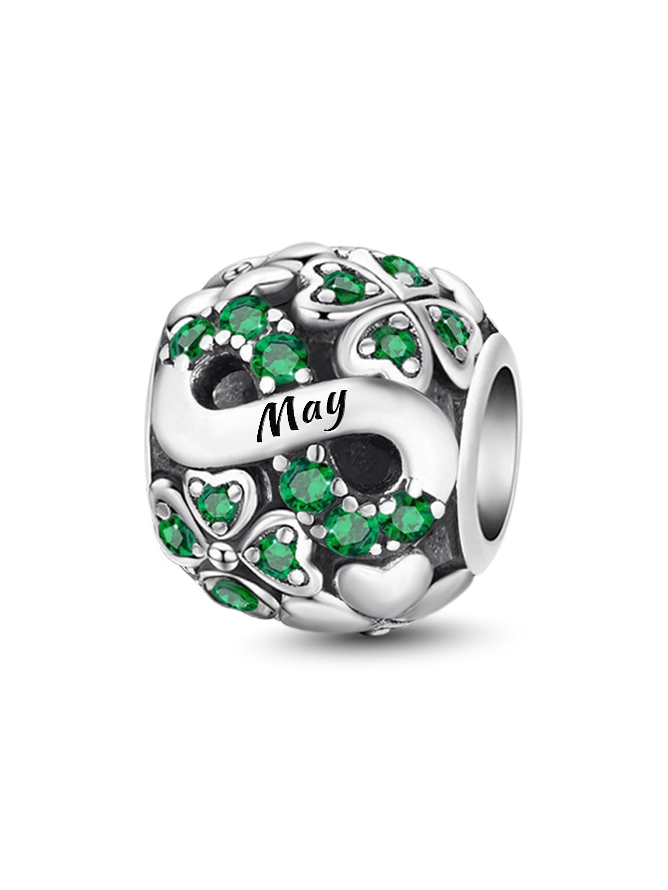 

Copper December Birthday Zircon Pendant Charm Ball Suitable For Bracelets Diy For Women S High Quality Jewelry