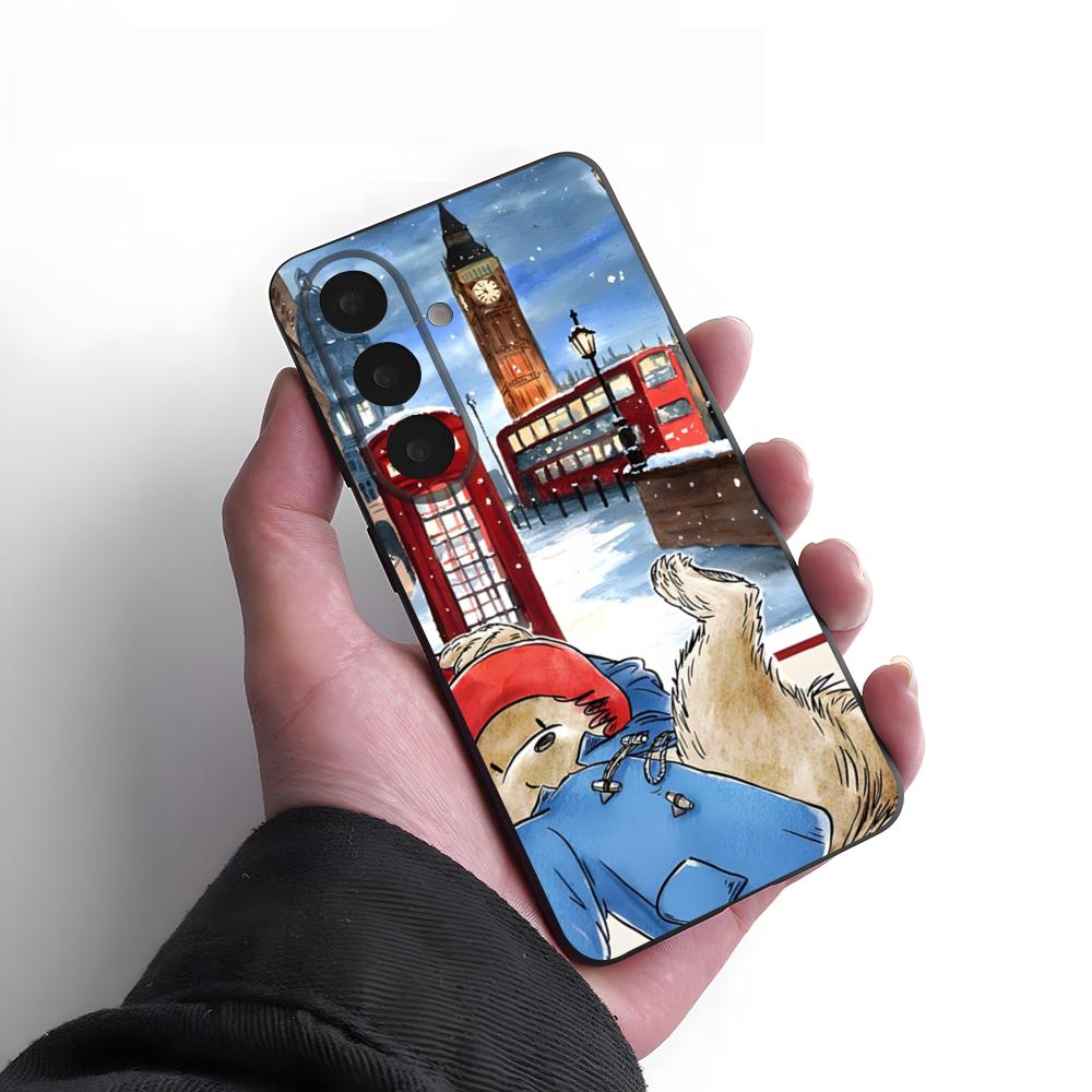 Paddington Bear Phone Case For Samsung A25 A13 A33 5G A54 A36 A35 A56 A52 A14 Shockproof Soft Cover