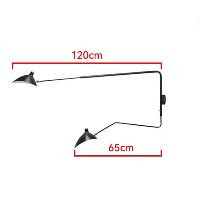 Nordic Modern Minimalist Wall Light Reading Led Lamp Long Living Study Room Bedroom Bedside Arm Adjustable Lighting Decoration