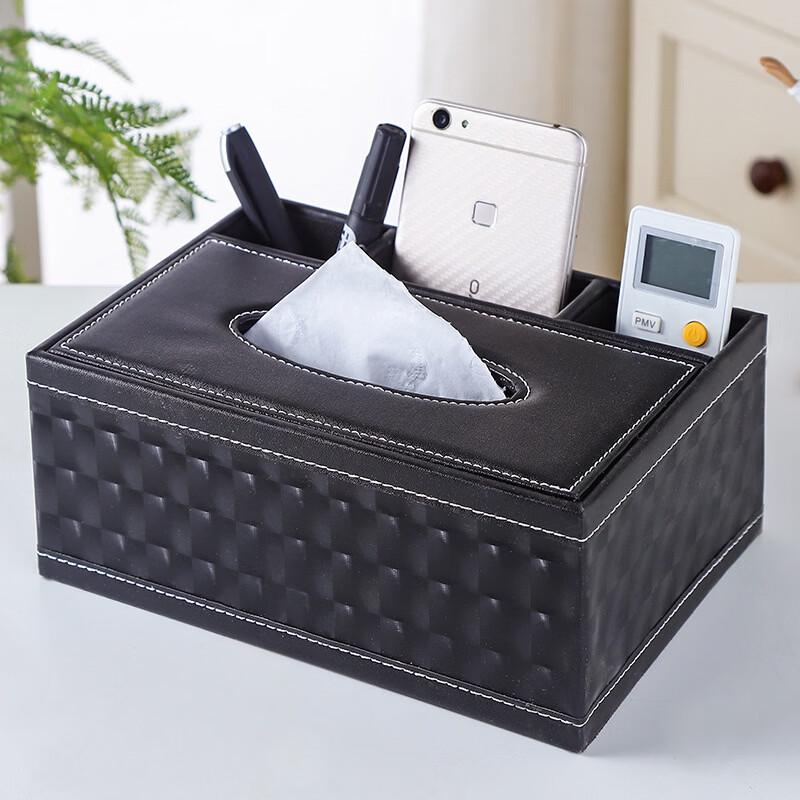 European Style Leather Tissue Box