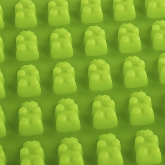 Gummibärchen-Süßigkeitsform-Set, Schokoladen-Backformen, DIY-Dekorationswerkzeug, 50 Mulden