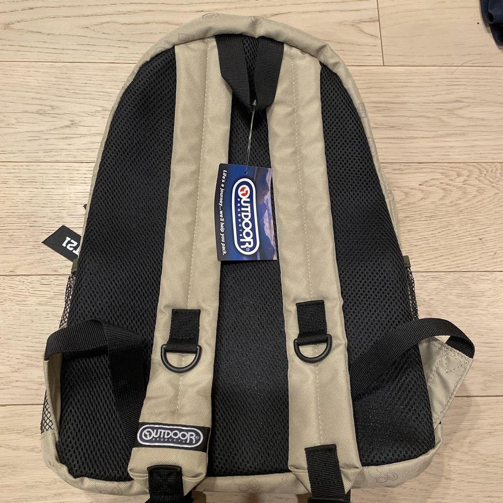 [USED] OUTDOOR PRODUCTS BT21 Beige Backpack