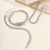Accessories Metal Style Simple Punk Bracelet Set Personalized Hip Hop Stacked Wear Jewelry Women