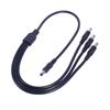 DC5521 Splitter Cable 1 Male to 3 Male 5.5mmx 2.1mm Connectors Extension Cord for CCTV Camera Routers LED Light Bar