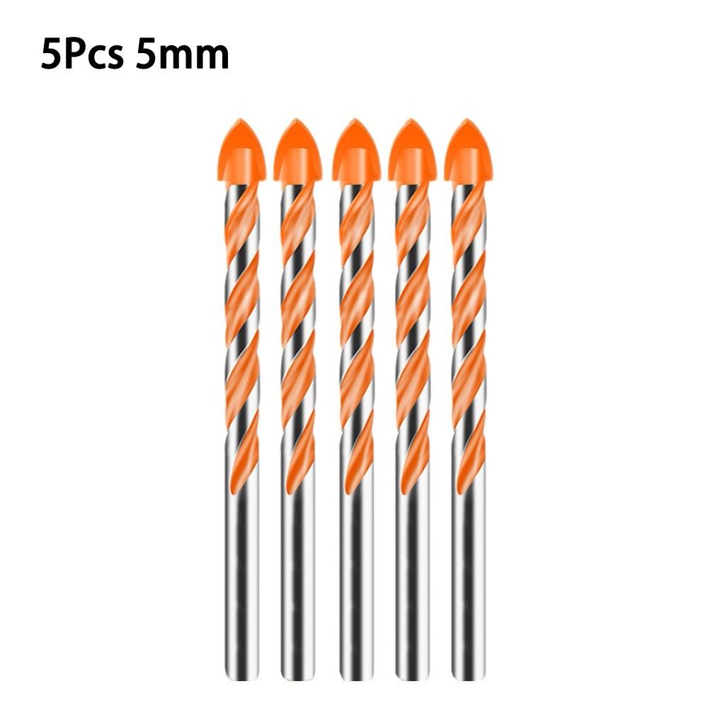 Premium Carbide Triangle Drill Bits for Glass Tile and Ceramic Set of 5