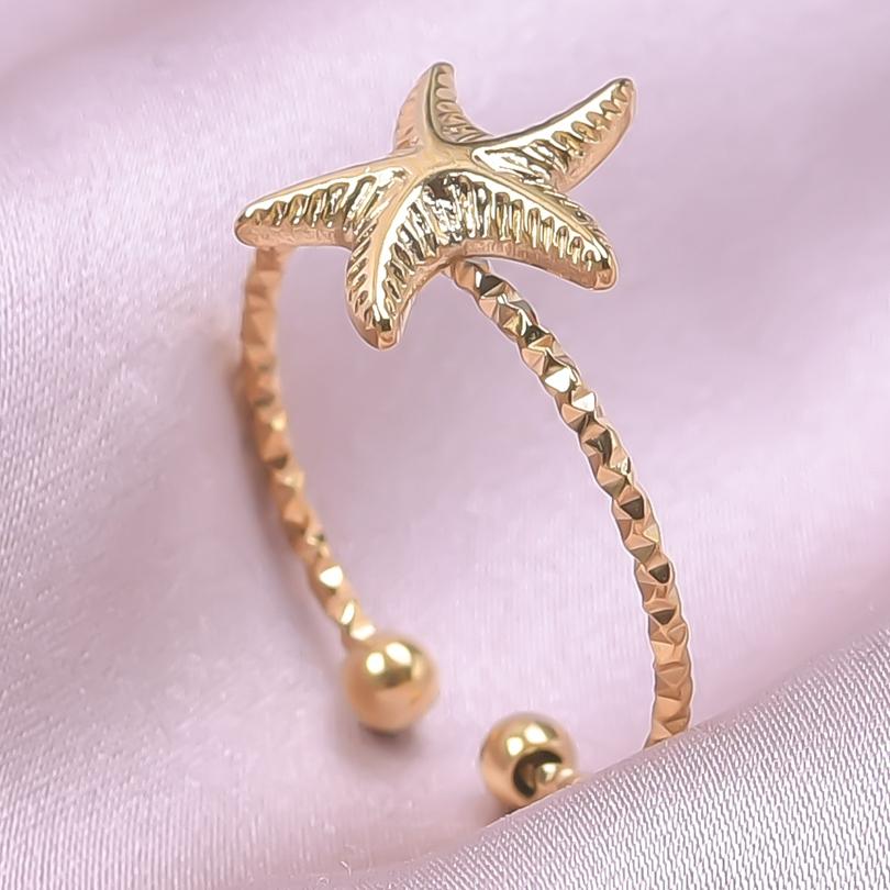 1/2/3pcs Animal Ring Butterfly Cat Wings Shell Open Adjustable Stainless Steel Rings For Women Men Accessories Fashion Jewelry