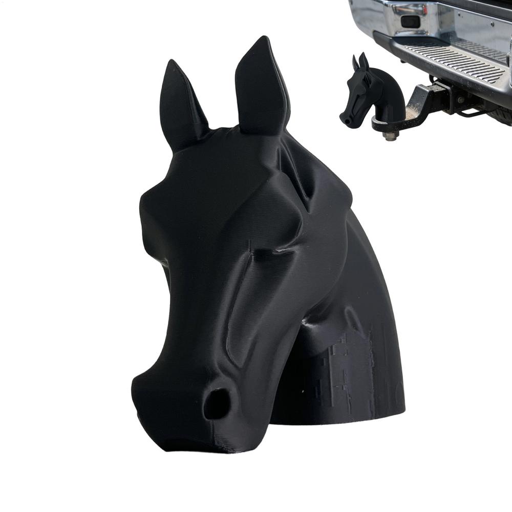 

Trailer Hitch Cover Horse Head Vehicle Decorative Caps Trailer Hitch Protection Cover For Cars Sedans Trucks Road Trips C